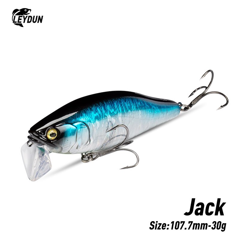 Fishing Lure Topwater - I-JACK Minnow Fishing Lures 107.7mm 30g