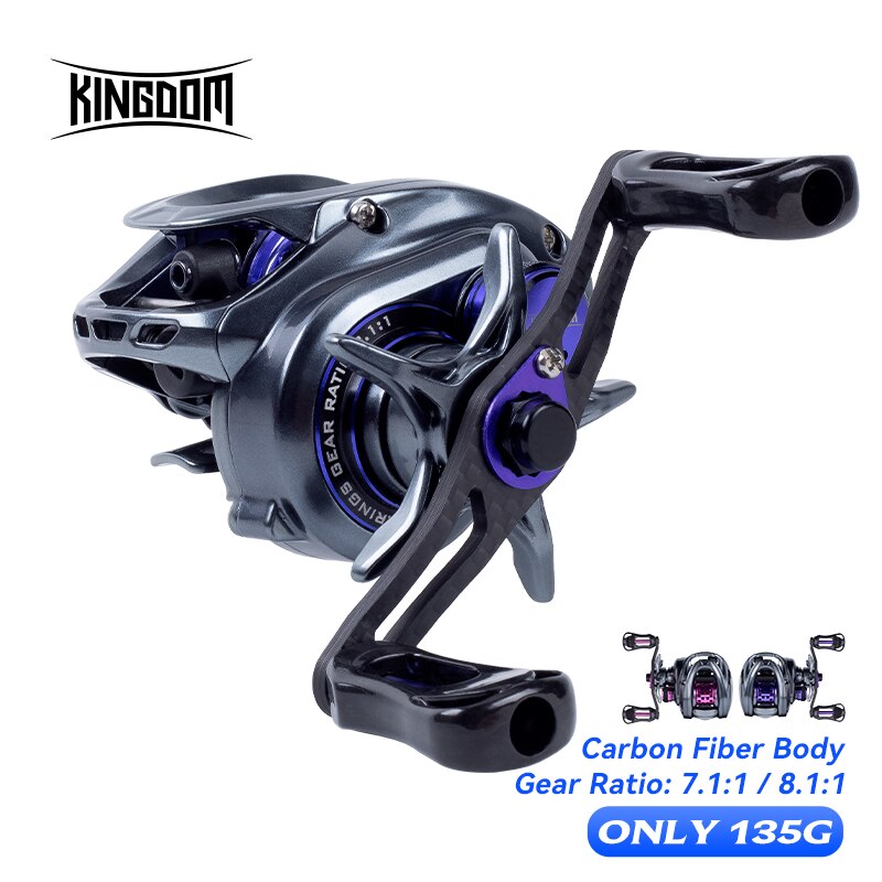 Kastking Reel Zephyr - Kingdom Baitcasting Fishing Reel 135g Ultra