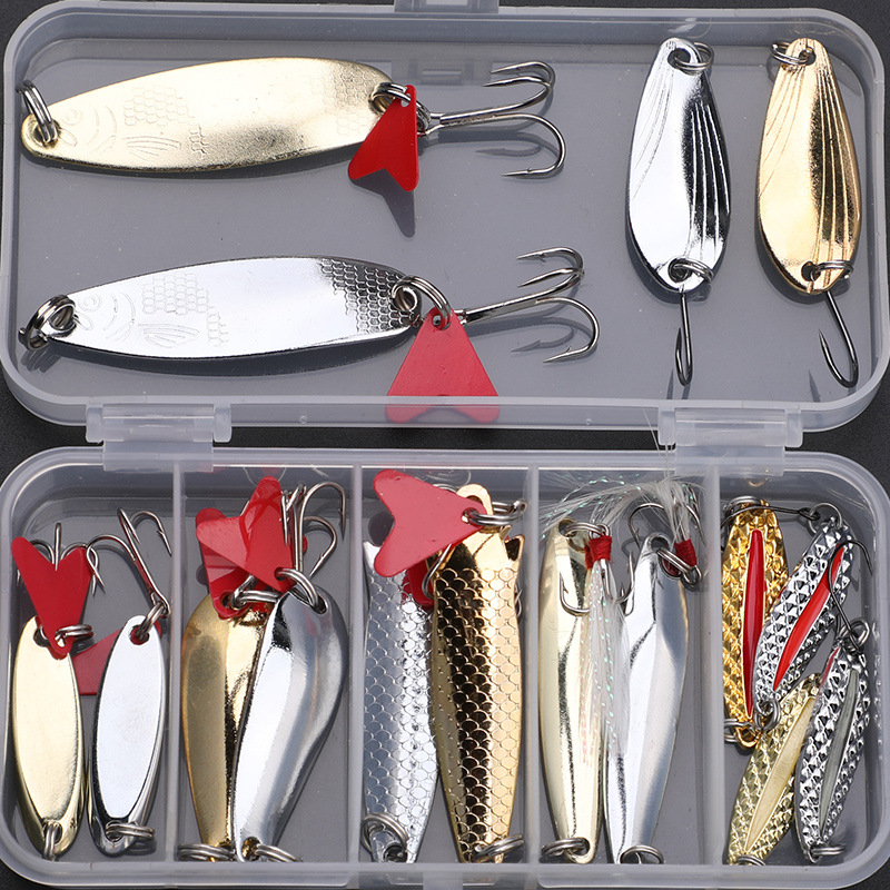 Fishing Lure Spoon - Fishing Lure Kit 16 Pcs Sets