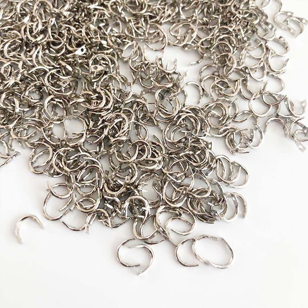 Fishing Lure Spoon - 50-100Pcs/Lot Fishing U-ring 5 * 7mm