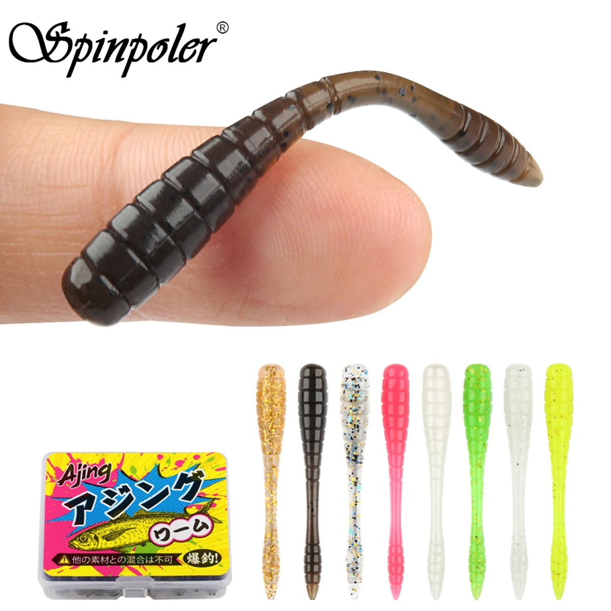 Fishing Lure Topwater - Spinpoler TPR Ajing Soft Lures Artificial