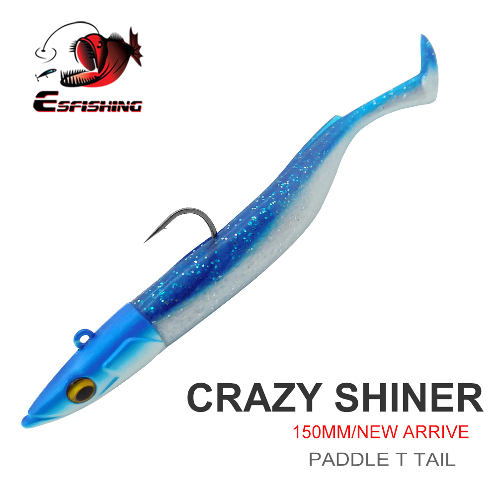 Fishing Lure Spoon - ESFISHING Soft Fishing Lure Leurre Souple