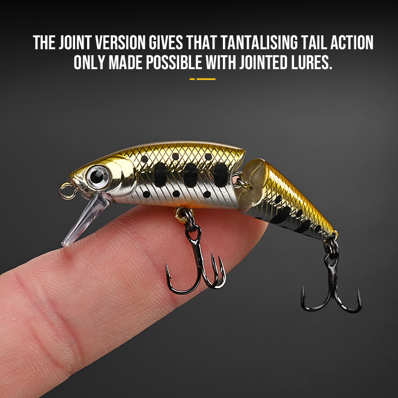BLUX DR. Minnow Joint 50S Swim - Fishing Lure Spoon ulasan dan harga
