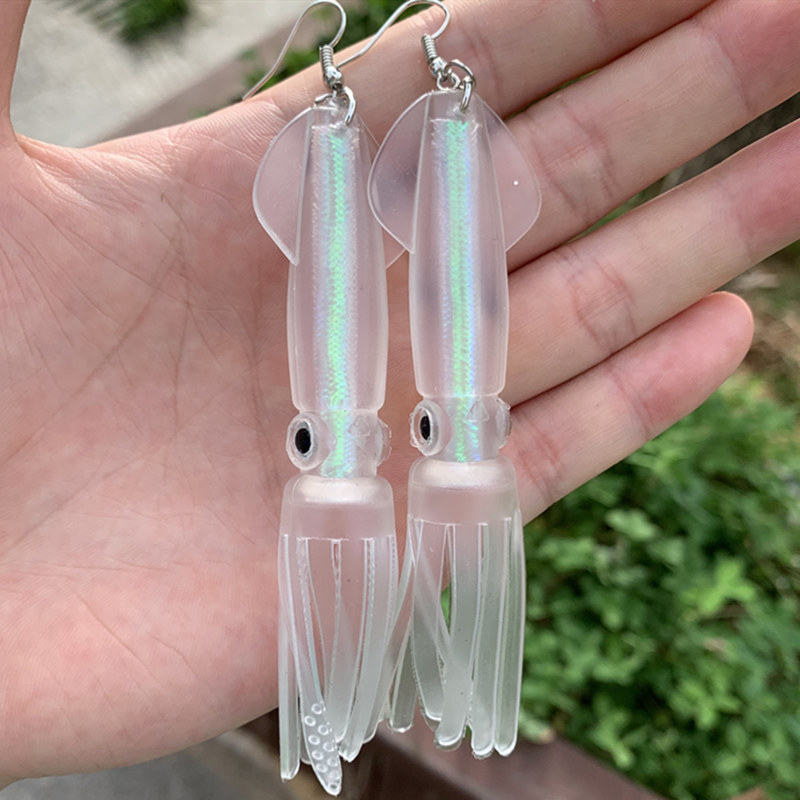 Noctilucence/Color Tube Squid  - Fishing Lure Soft Plastic ulasan dan harga