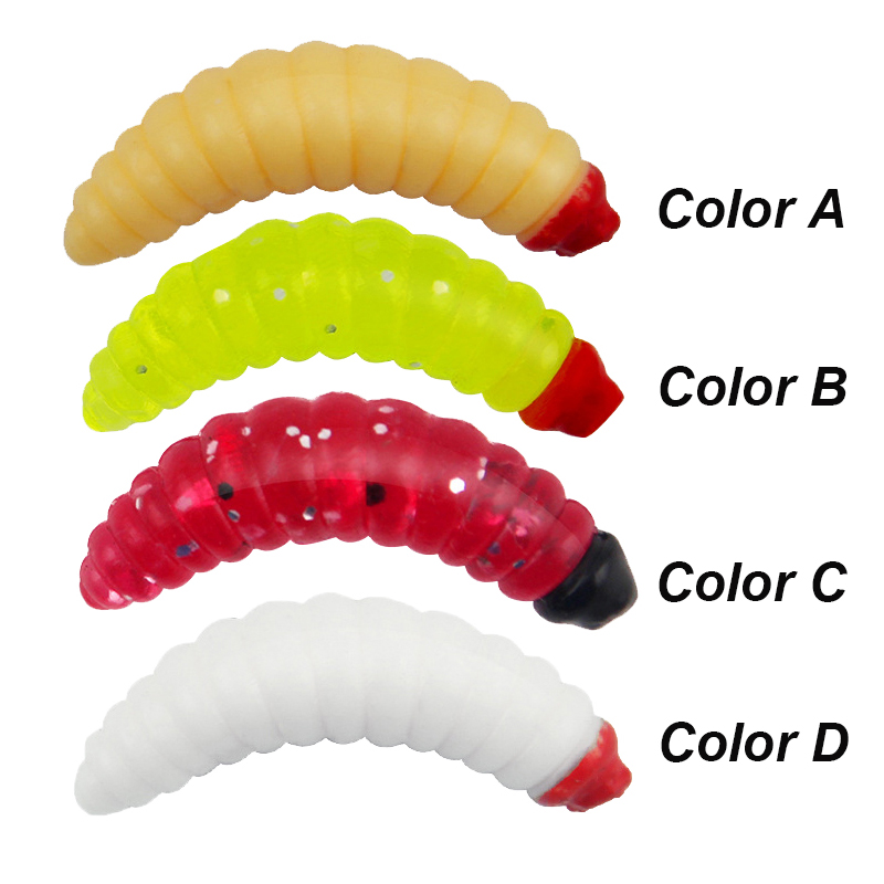 WESTBASS 20/50PCS Soft Larva S - Fishing Lure Soft Plastic ulasan dan harga