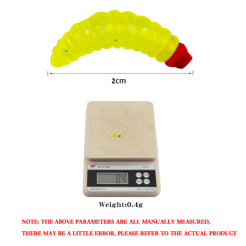 WESTBASS 20/50PCS Soft Larva S - Fishing Lure Soft Plastic ulasan dan harga