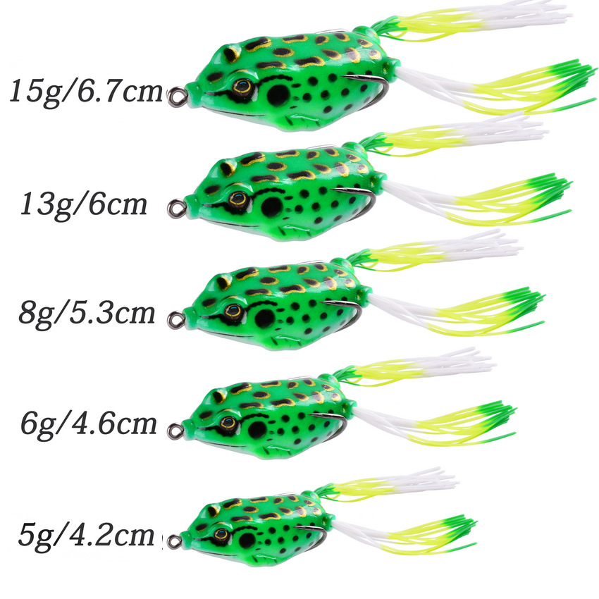 1 Pcs 5G 8G 15G Frog Lure Soft - Fishing Lure Topwater ulasan dan harga