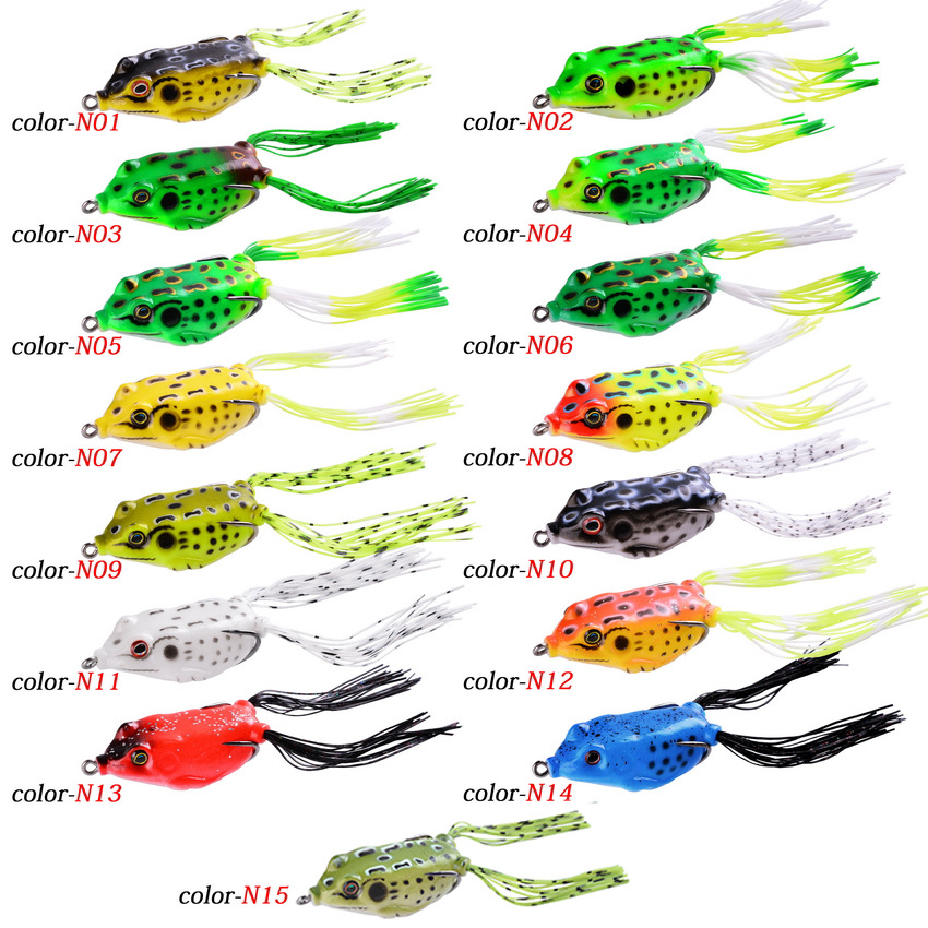 1 Pcs 5G 8G 15G Frog Lure Soft - Fishing Lure Topwater ulasan dan harga