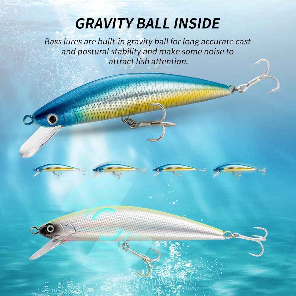 Fishing Lure Sinking Minnow 13 - Fishing Lure Jerkbait ulasan dan harga