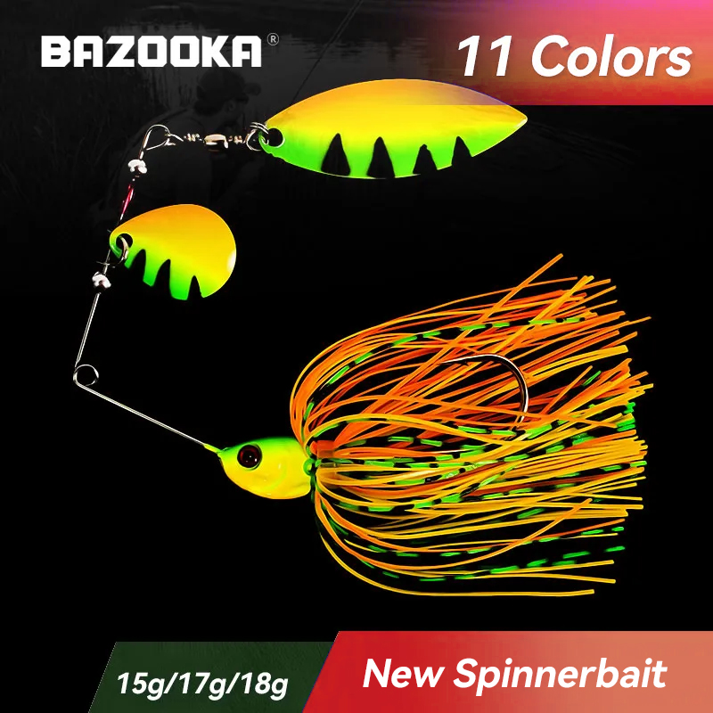 Bazooka 15g 18g Spinnerbait Fi - Fishing Lure Spoon ulasan dan harga