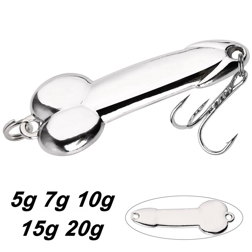 Metal Spoon Penis Shape Fishin - Fishing Lure Spoon ulasan dan harga