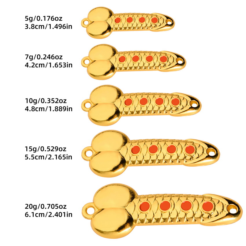 Metal Spoon Penis Shape Fishin - Fishing Lure Spoon ulasan dan harga