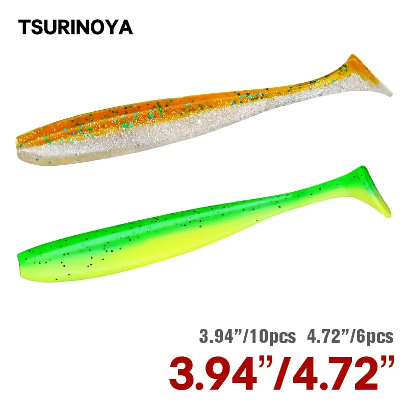 TSURINOYA NEW SIZE 100mm 120mm - Fishing Lure Soft Plastic ulasan dan harga
