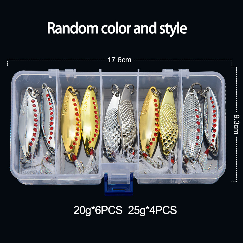 Metal Spoon Spinner Fishing Lu - Fishing Lure Spoon ulasan dan harga