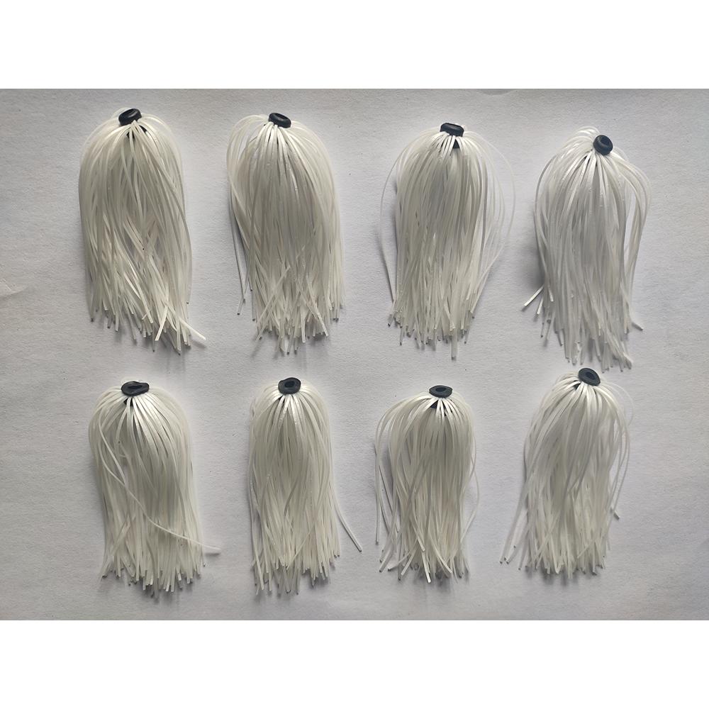 8 Bundles 50 Strands Silicone  - Fishing Lure Spinnerbait ulasan dan harga