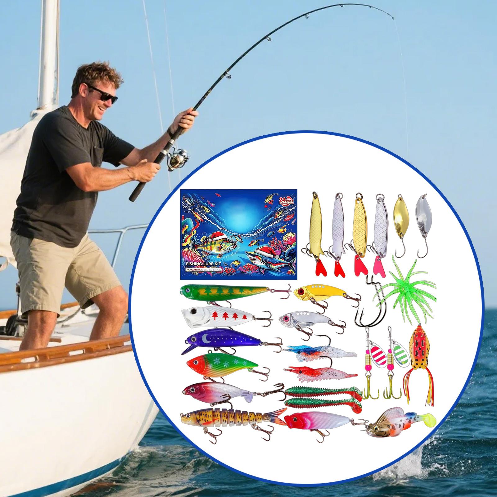 2026 Christmas Countdown Calen - Fishing Lure Kit ulasan dan harga