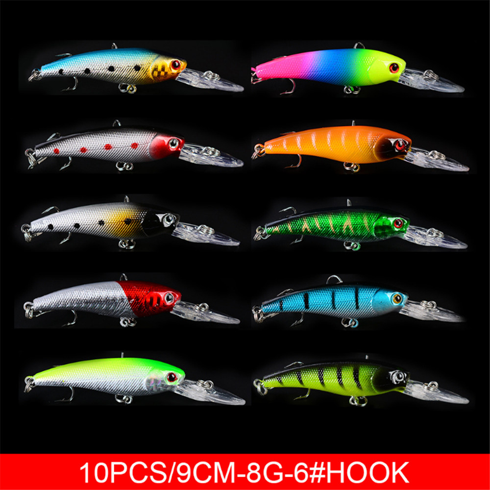 20pcs/lot Minnow Fishing Lures - Fishing Lure Crankbait ulasan dan harga