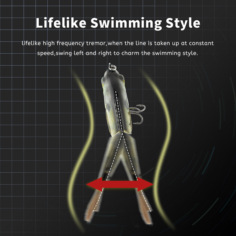 13Cm/33G Bionic Two-Section Ha - Fishing Lure Popper ulasan dan harga