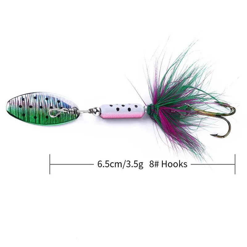 Metal VIB Lures 1PCS 3.5g Feat - Fishing Lure Spoon ulasan dan harga