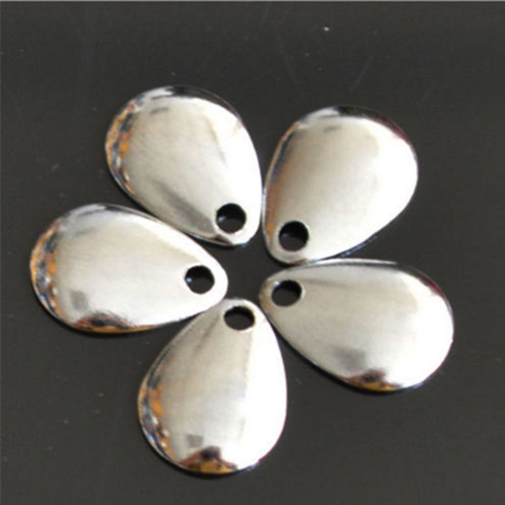 50pcs Rotate Sequin Smooth Nic - Fishing Lure Spoon ulasan dan harga