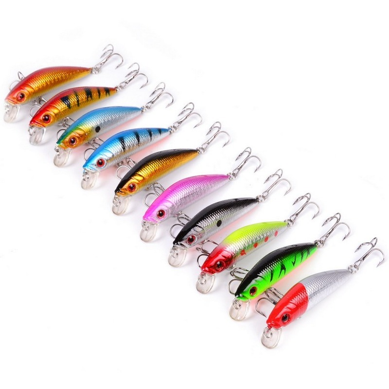 Fishing Lure 70mm 8g 3D Eyes C - Fishing Lure Crankbait ulasan dan harga