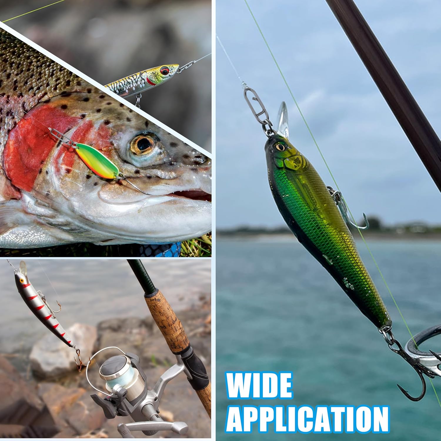 9KM Fishing Snap Kit 110pcs Po - Fishing Lure Kit ulasan dan harga