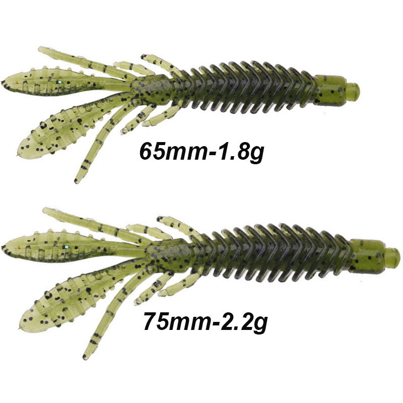 WESTBASS 5PCS Soft Larva Baits - Fishing Lure Spinnerbait ulasan dan harga