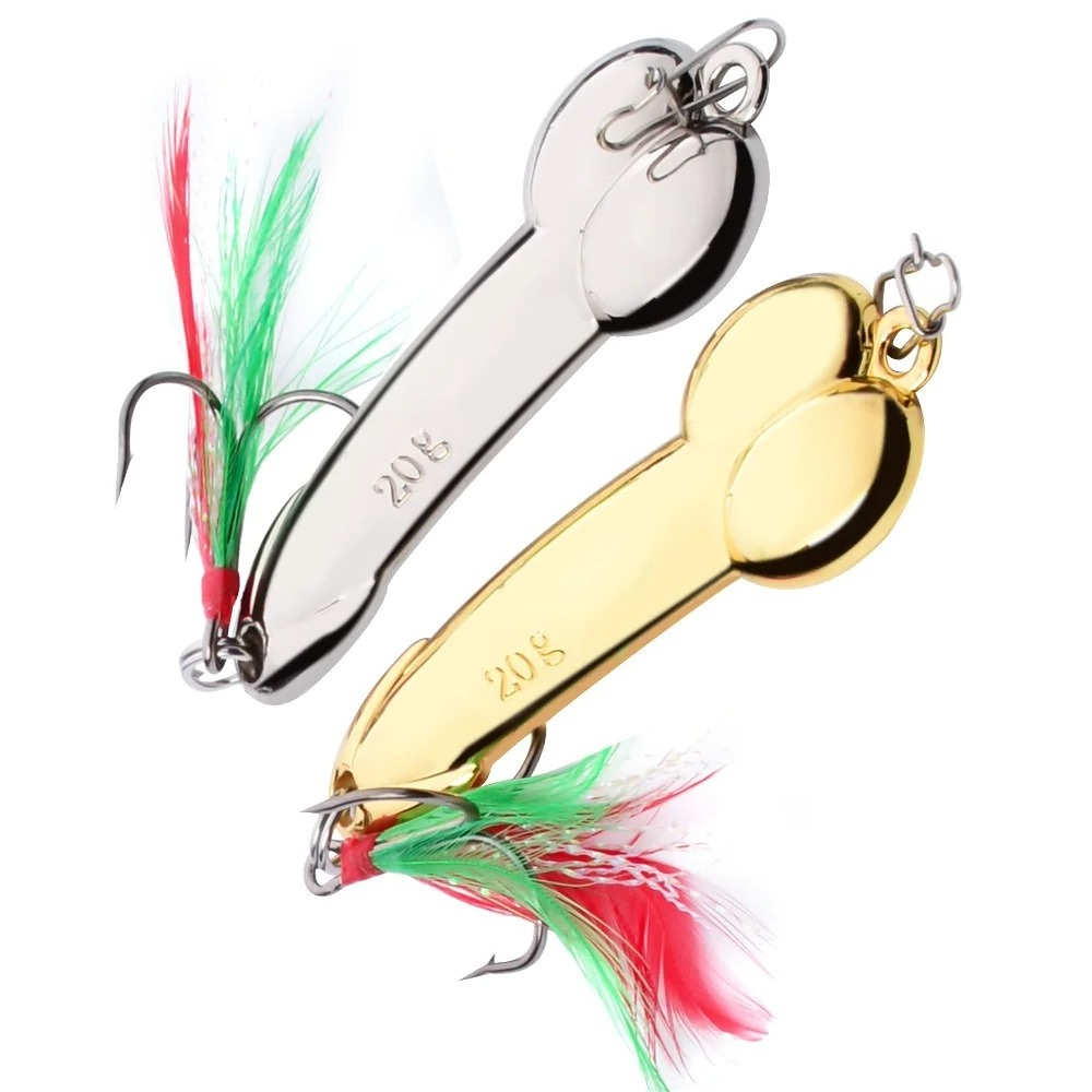 Metal Spoon Penis Shape Fishin - Fishing Lure Spoon ulasan dan harga