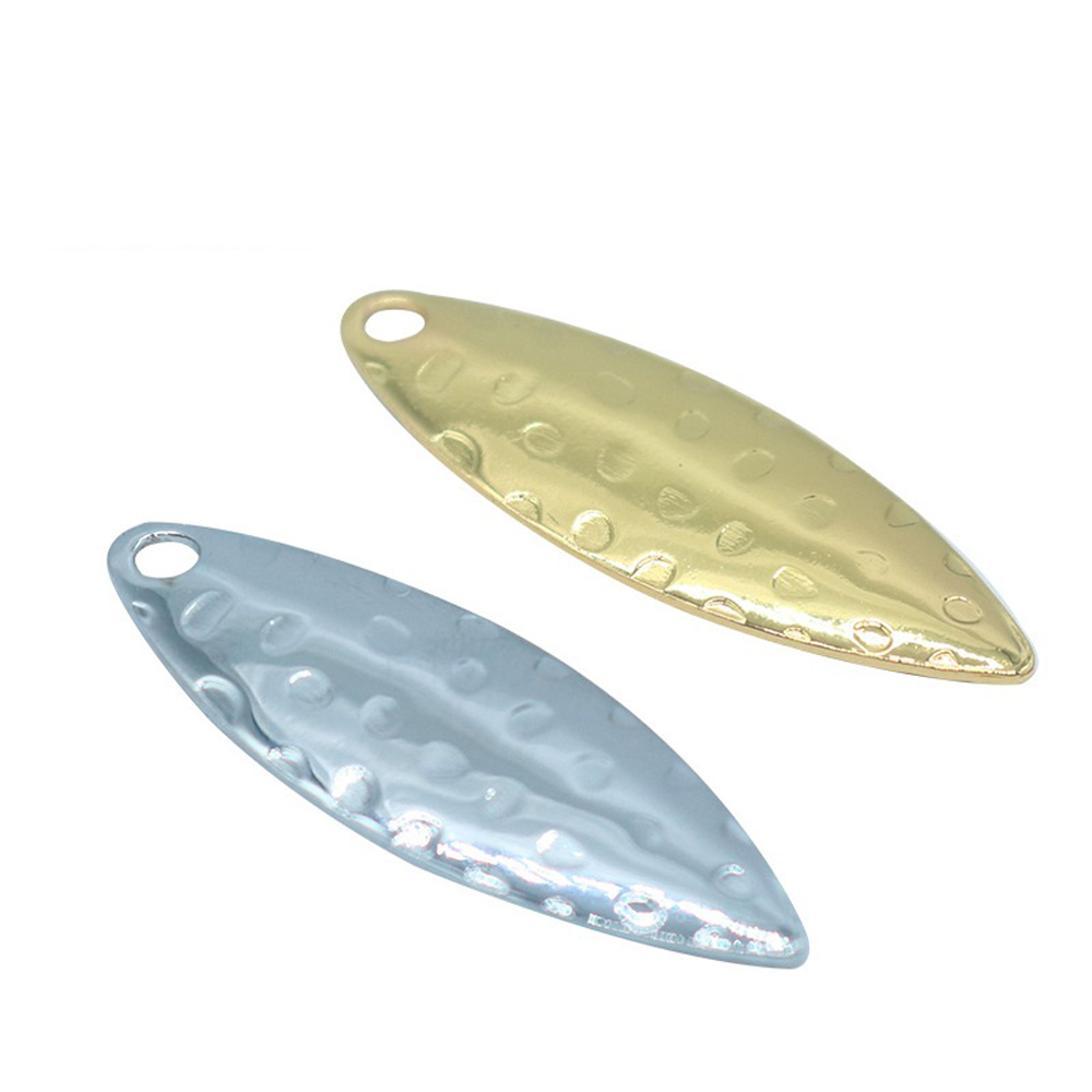 10Pcs/lot Willow Leaf Sequin P - Fishing Lure Spoon ulasan dan harga