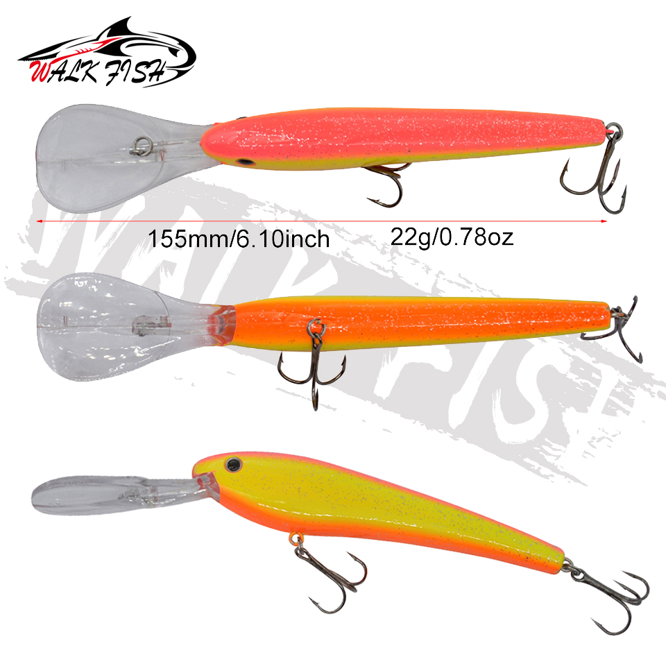 WALK FISH 1PCS Minnow Fishing  - Fishing Lure Crankbait ulasan dan harga