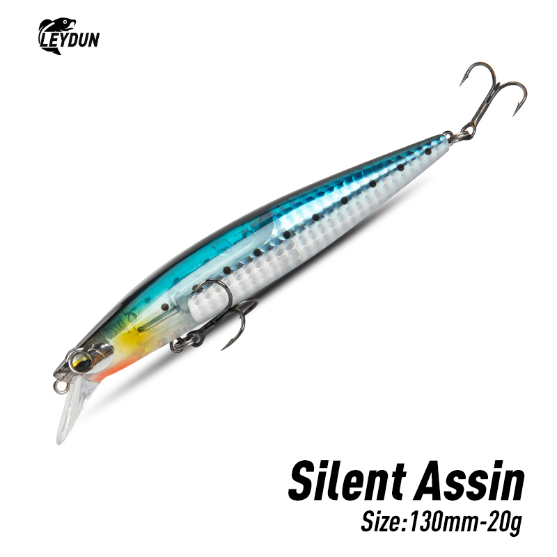 LEYDUN Floating Sea Bass Fishi - Fishing Lure Blade Bait ulasan dan harga
